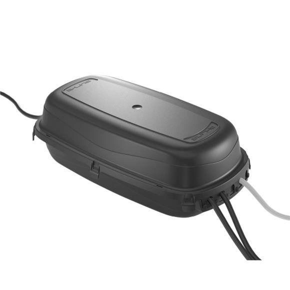 Weatherproof Electrical Cable Box 11.4" (L) x 4.92" (W) x 4.33" (H) - Black - Picture 1 of 6